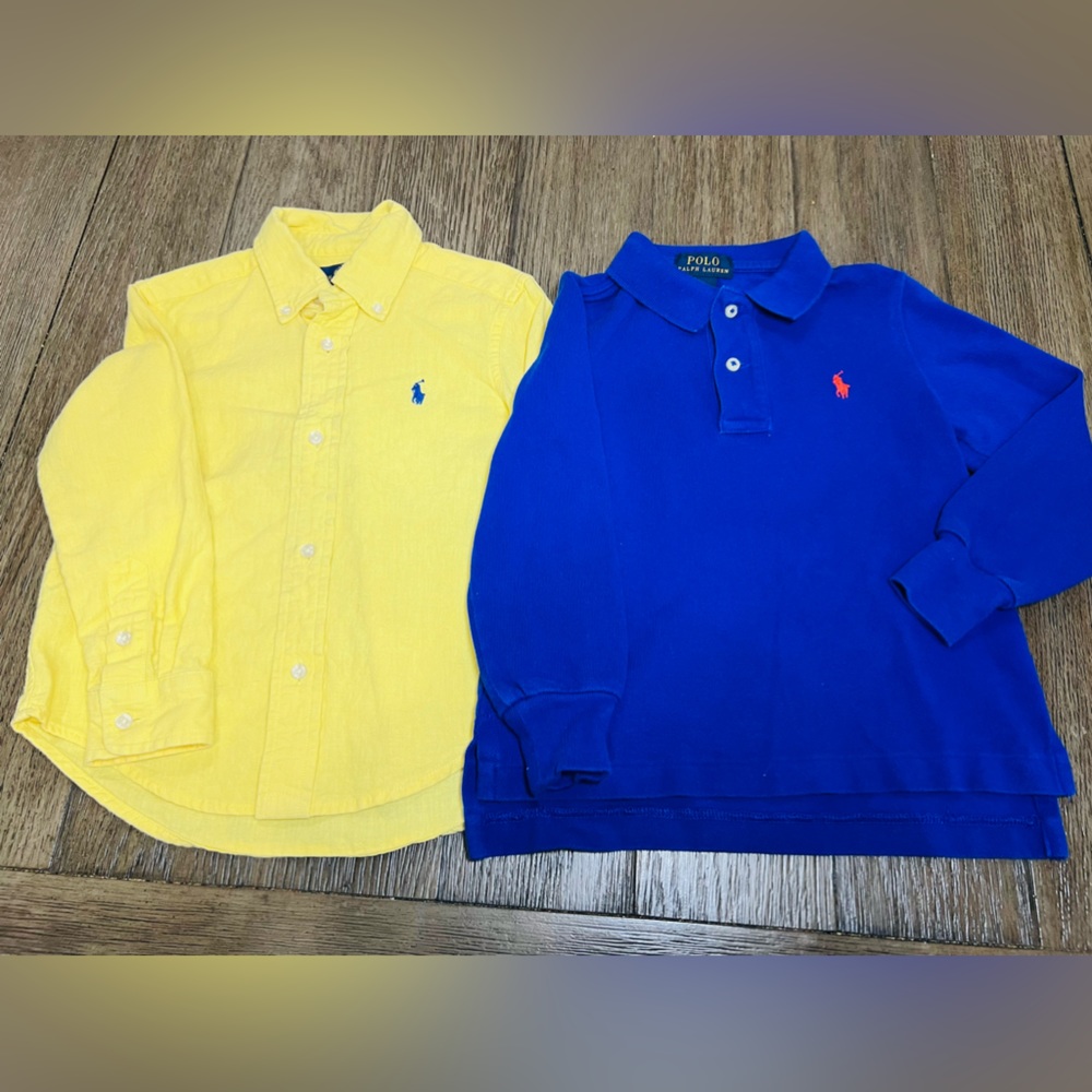 Toddler boy Ralph Lauren dress shirts